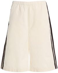 Citizens of Humanity - Anais Cotton-Flax Track Shorts - Lyst