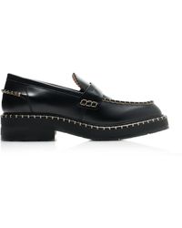 Chloé - Noua Leather Loafers - Lyst