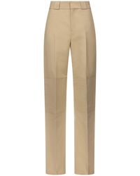 FFORME - Nahla Cotton-Silk Utility Trousers - Lyst