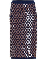 Zankov - Matteo Wool-Blend Pencil Skirt - Lyst
