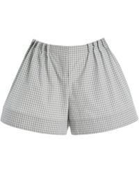 Brandon Maxwell - The Lennon Cotton-Blend Shorts - Lyst
