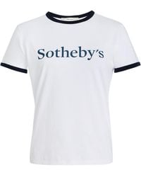 FRAME - X Sotheby's Ringer Baby Cotton T-Shirt - Lyst