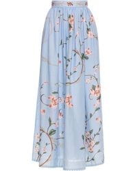 Agua Bendita - Tangelo Navegante Linen Maxi Skirt - Lyst