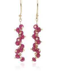 Ten Thousand Things - 18k Yellow Gold Ruby Earrings - Lyst