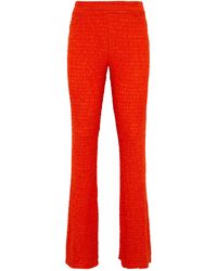 Siedres - Feny Textured Cotton-blend Flare Pants - Lyst