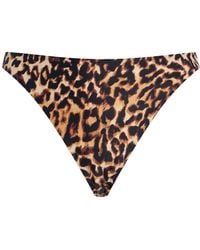 Juillet - Edie Leopard-Print Bikini Bottom - Lyst