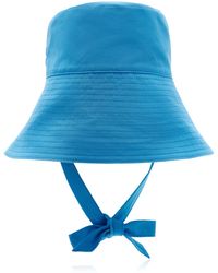 Miu Miu - Wide-Brimmed Cotton Bucket Hat - Lyst