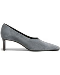 KHAITE - Cecilia Suede Pumps - Lyst