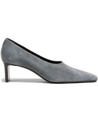 KHAITE - Cecilia Suede Pumps - Lyst