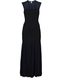 Proenza Schouler - Pleated Knit Jersey Midi Dress - Lyst