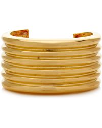 Ben-Amun - Exclusive Ridged Gold-tone Cuff - Lyst
