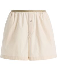 Lemaire - Cotton-Silk Boxer Shorts - Lyst