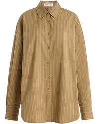 Frankie Shop - Peri Striped Cotton Shirt - Lyst