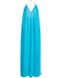SEV - Voile Maxi Halter Dress - Lyst