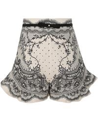 Zimmermann - Crush Silk Blend Shorts - Lyst
