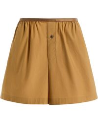Lemaire - Cotton-Silk Boxer Shorts - Lyst