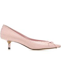 Jacquemus - Tourni B Snake-Effect Leather Pumps - Lyst
