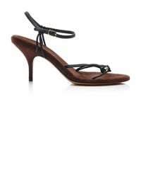 Chloé - Chain-detailed Leather Sandals - Lyst