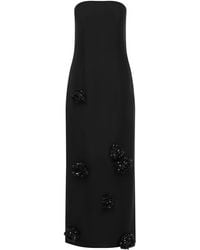 LEO LIN - Rayna Embellished Wool-Blend Maxi Dress - Lyst