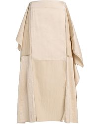 Niccolò Pasqualetti - Pannello Ruffled Midi Skirt - Lyst
