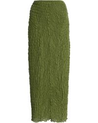 TG Botanical - Wendy Shirred Cotton Maxi Skirt - Lyst