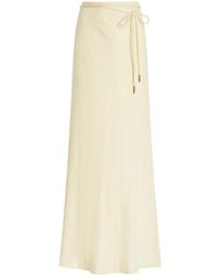 Significant Other - Tie-detailed Maxi Skirt - Lyst