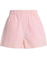 With Nothing Underneath - Exclusive The Boxer Seersucker Shorts - Lyst