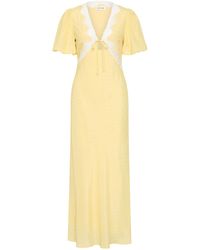 ROAME. - Sunny Lace-Embellished Maxi Dress - Lyst