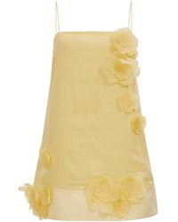 Aje. - Cloudscape Embellished Organza Top - Lyst