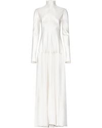 FFORME - Mila Satin Maxi Dress - Lyst