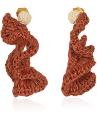 Johanna Ortiz - Dance Elements Crocheted Palm Earrings - Lyst