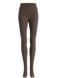 Nour Hammour - Whit Cashmere-wool Tights - Lyst