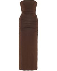 Posse - Exclusive Isabela Strapless Jersey Maxi Dress - Lyst