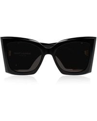 Saint Laurent - Oversized Square Acetate Sunglasses - Lyst