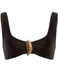 Jonathan Simkhai - Veyra Shell-Detailed Bikini Top - Lyst
