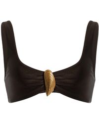 Jonathan Simkhai - Veyra Shell-Detailed Bikini Top - Lyst