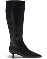 Aeyde - Sabrina Leather Knee Boots - Lyst