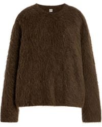 TOTEME - Boxy Alpaca Knit Sweater - Lyst