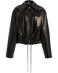 Brandon Maxwell - The Leland Leather Jacket - Lyst