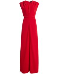 Proenza Schouler - Geraldine Crepe Maxi Dress - Lyst