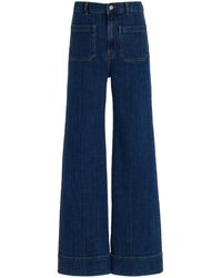 Jeanerica - St Monica Stretch High-rise Flared-leg Jeans - Lyst