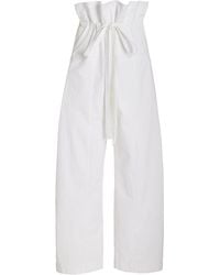 Matteau - Drawstring Cotton Fisherman Pants - Lyst