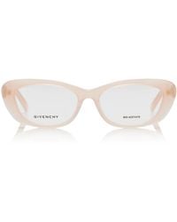 Givenchy - City Cat-Eye Acetate Glasses - Lyst