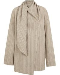 Cortana - Camila Linen Wrap Jacket - Lyst