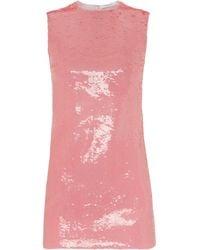 JW Anderson - Mini Cotton-Blend Shift Dress - Lyst
