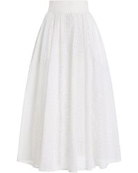 Franchise - Exclusive Amanda Cotton-Blend Skirt - Lyst