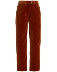 Blazé Milano - Nana Cotton-Velvet Pants - Lyst