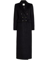 FAVORITE DAUGHTER - The Simon Brushed-twill Double-breasted Coat - Lyst