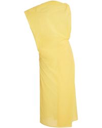 Jacquemus - The Draped Cotton-Blend Dress - Lyst