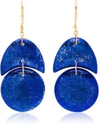 Ten Thousand Things - Tiny Arps 18k Yellow Gold Lapis Earrings - Lyst